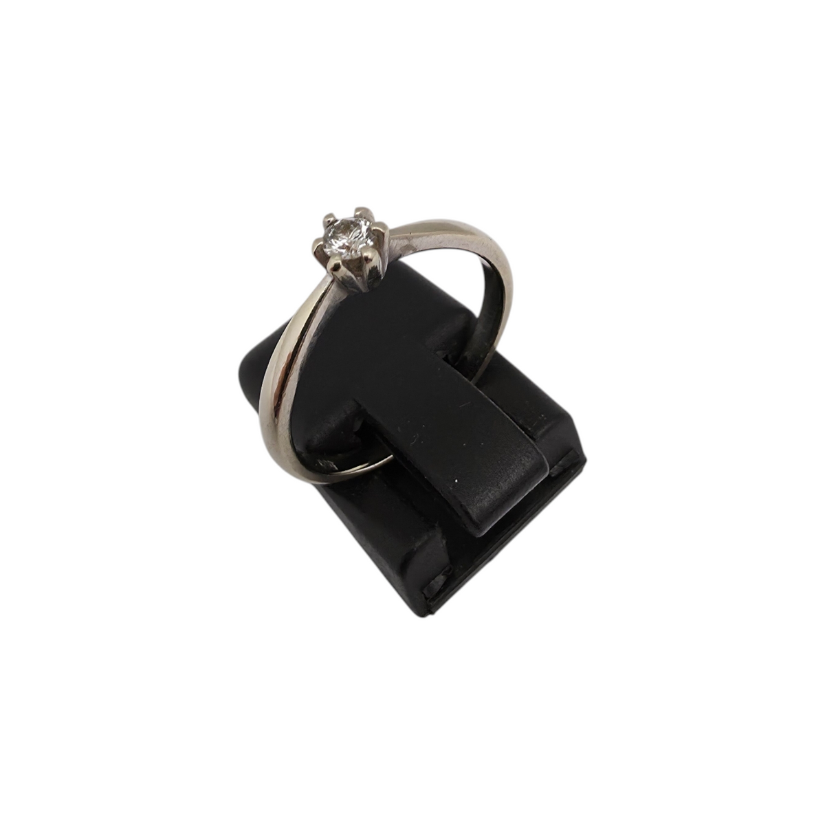 Diamantni prstan "EILE" 14K 585/1000; masa=2.06g