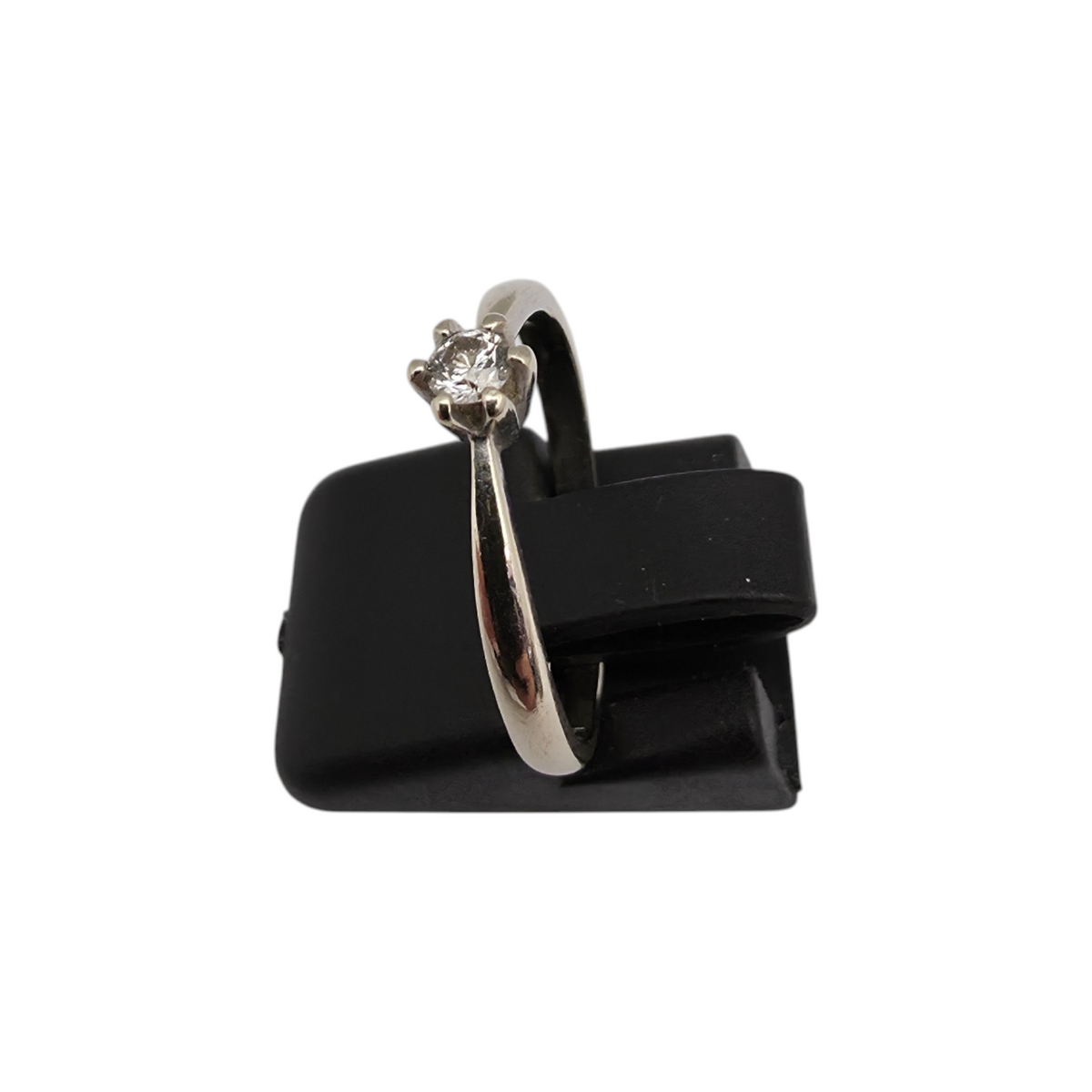 Diamantni prstan "EILE" 14K 585/1000; masa=2.06g