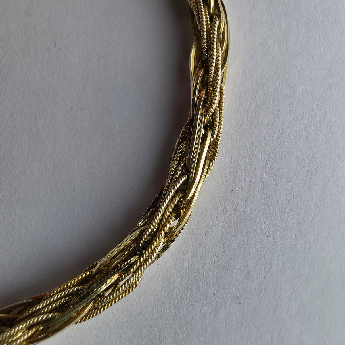 Zlata zapestnica "TRANK" 14K 585/1000; masa=6.73g