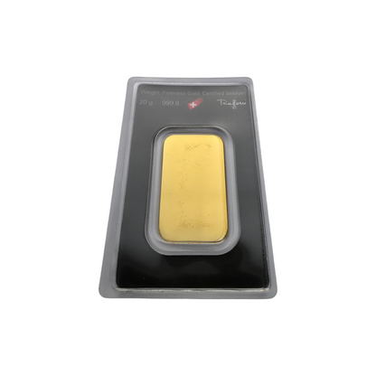 Naložbeno zlato Argor Heraeus 24K 999.9/1000; masa=20.00g