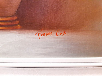 Umetniška slika Robert Cox "Tihožitje'" 63cm X 74cm