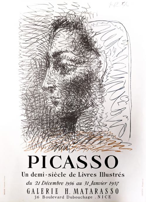 Plakat PABLO PICASSO Boulevard Dubouchage-Nice 70cm x 50cm