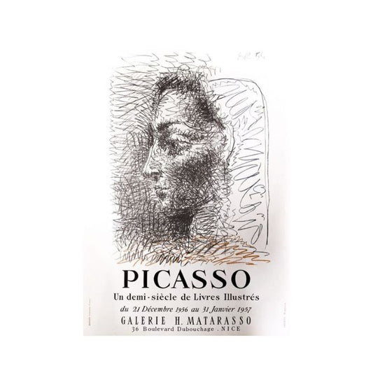Plakat PABLO PICASSO Boulevard Dubouchage-Nice 70cm x 50cm