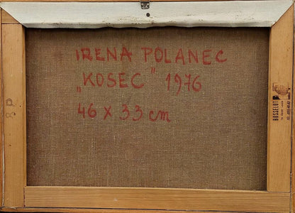 Olje na platnu - Irena Polanec "KOSEC" 46x33cm