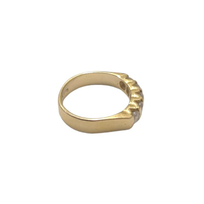 Zlati prstan "NOMIS" 14K 585/1000;masa=4.51g