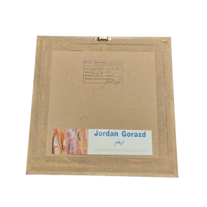 Grafika Jordan GROZDE; "Ljubljanica" 26,5 x 26cm