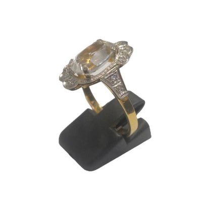 Zlati prstan "AMMONITE" 18K 750/1000; masa=6.60g