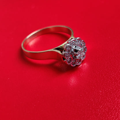 Diamantni prstan "ASTRA" 18K 750/1000+DIA; masa=4.21g