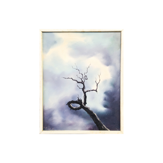 Borsi Kos; akril na platno; "Viharnik"; 41 cm x 51 cm
