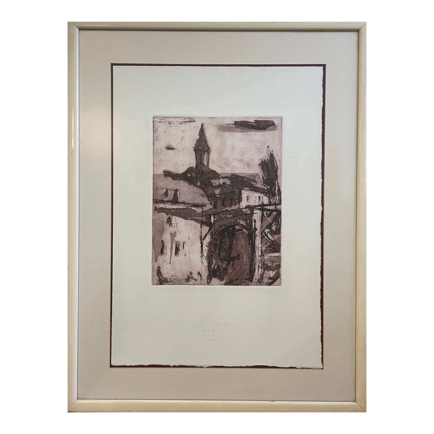 Slika N/A, Jedkanica, N. M. Veduta I, 60cm x 75cm