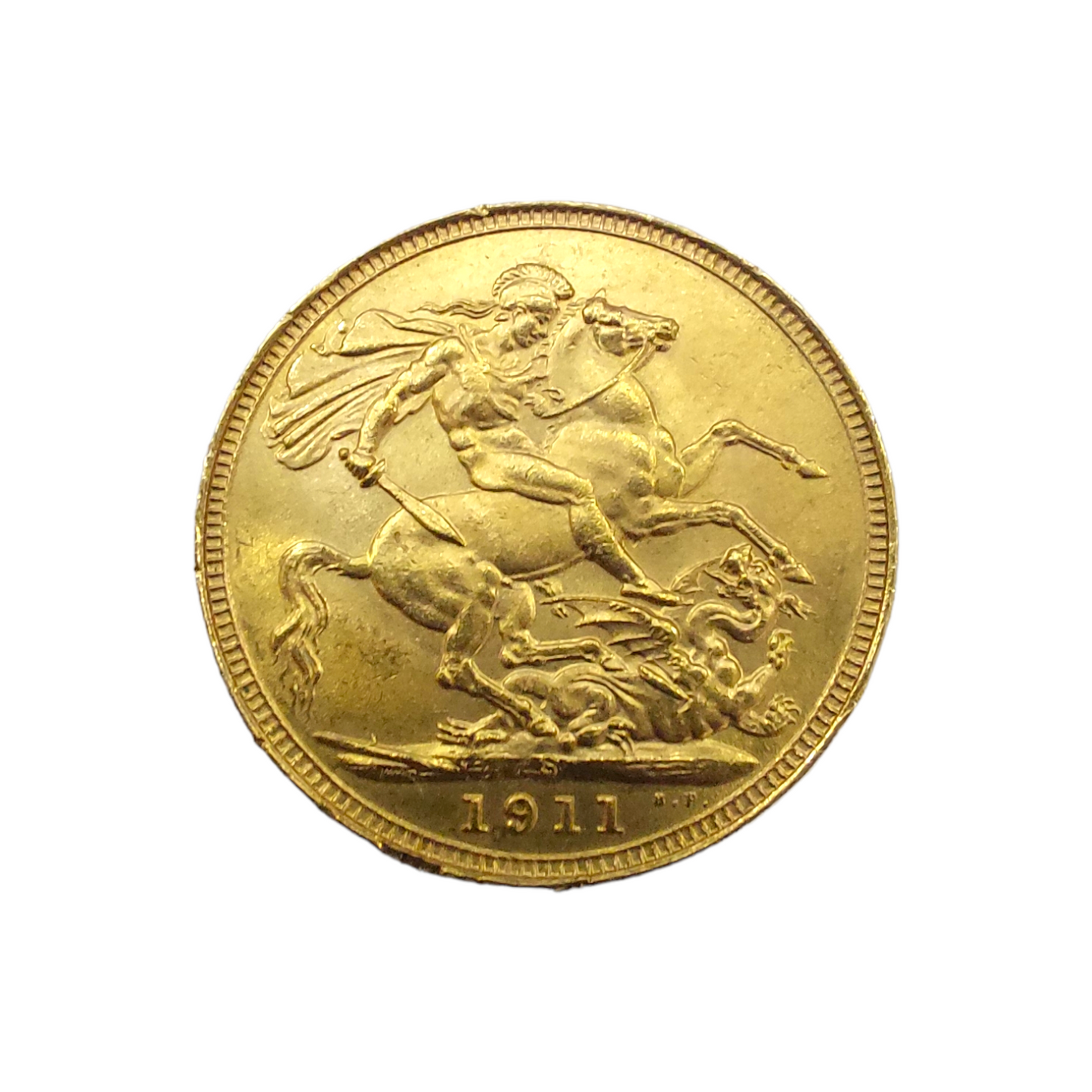 Zlatnik 1 SOVEREIGN George V. 21K 900/1000; masa=7.99g