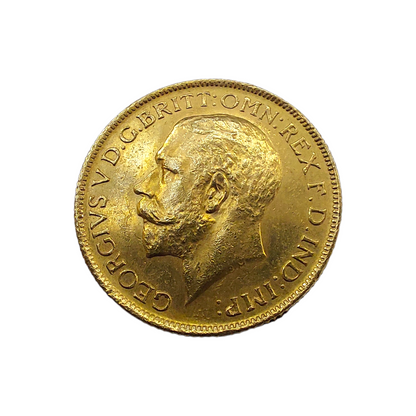 Zlatnik 1 SOVEREIGN George V. 21K 900/1000; masa=7.99g