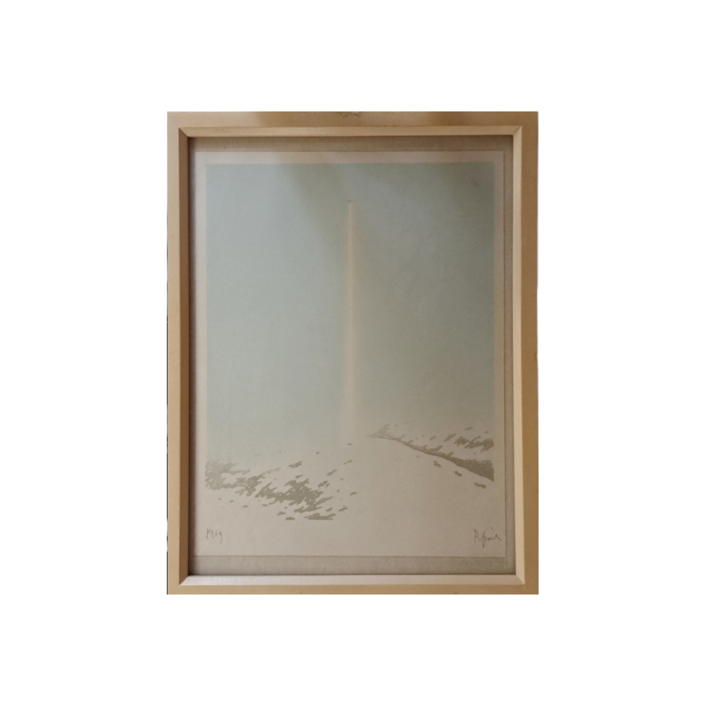 Branko Rupnik; grafika; "Abstrakcija (1969)"; 25 cm x 32 cm
