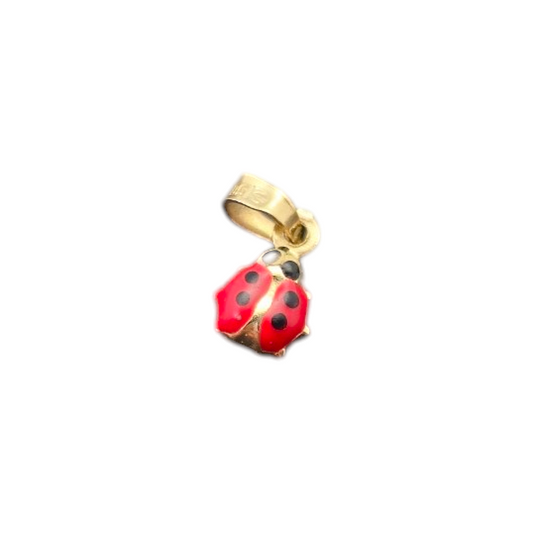 Zlati obesek "POKA" 14K 585/1000; masa=0.34g