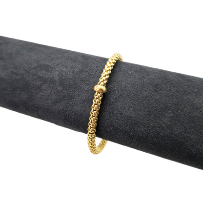 Diamantna zapestnica ''FOPE'' 18K 750/1000+DIA; masa=16.56g