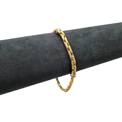 Zlata zapestnica "VINNI" 14K 585/1000; masa=8.23g