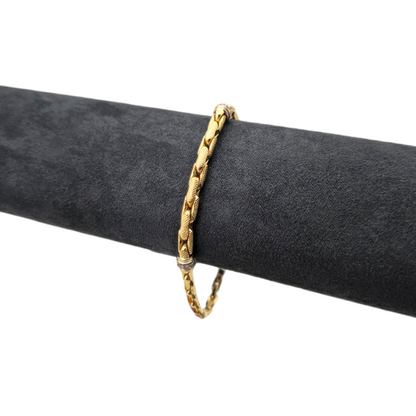 Zlata zapestnica "VINNI" 14K 585/1000; masa=8.23g