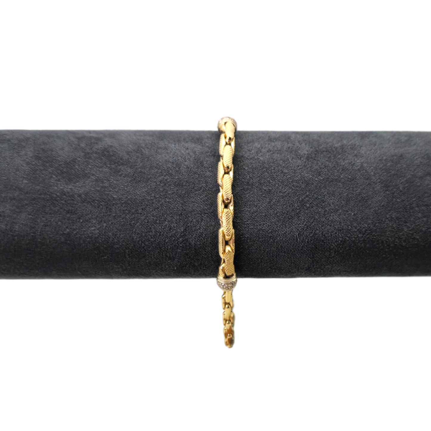 Zlata zapestnica "VINNI" 14K 585/1000; masa=8.23g