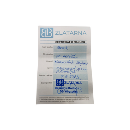 Zlata verižica "ANKER" 14K 585/1000; masa=6.26g