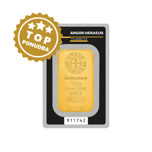 Argor Heraeus, naložbeno zlato 100g