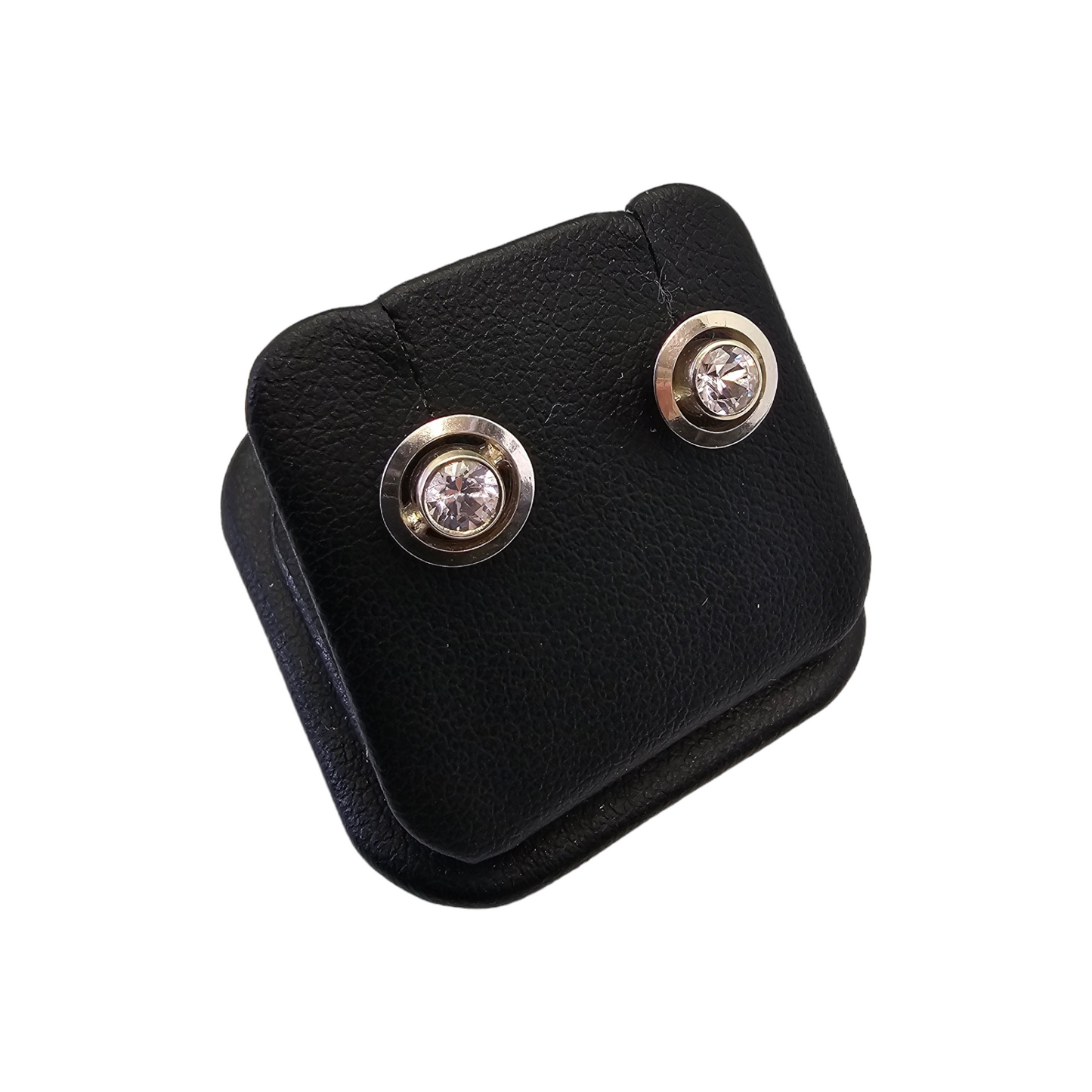 Zlati uhani "VIRGIL" 14K 585/1000; masa=1.98g