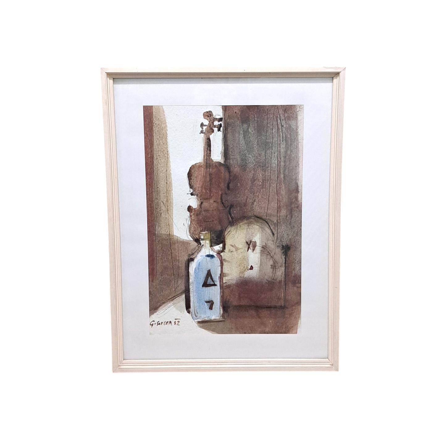 Gorazd Sotler - Violina, mešana tehnika, 46 cm x 63 cm