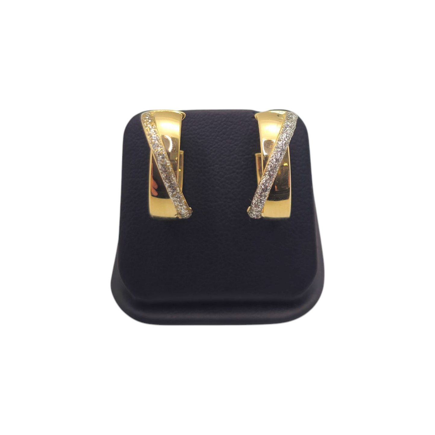 Zlati uhani ''GAEA'' 18K 750/1000; masa=2.50g