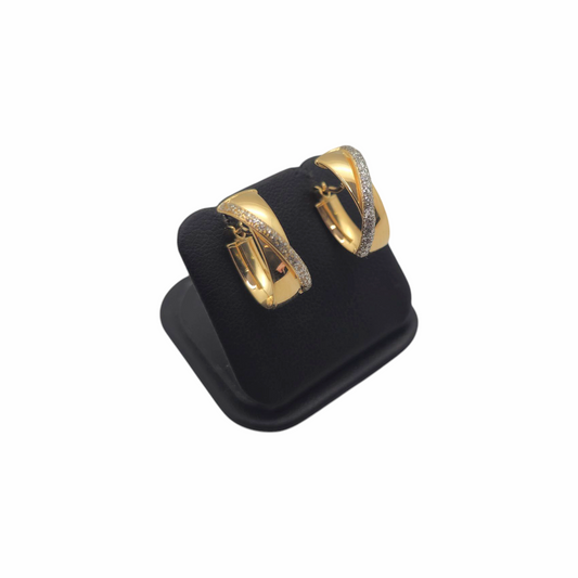 Zlati uhani ''GAEA'' 18K 750/1000; masa=2.50g