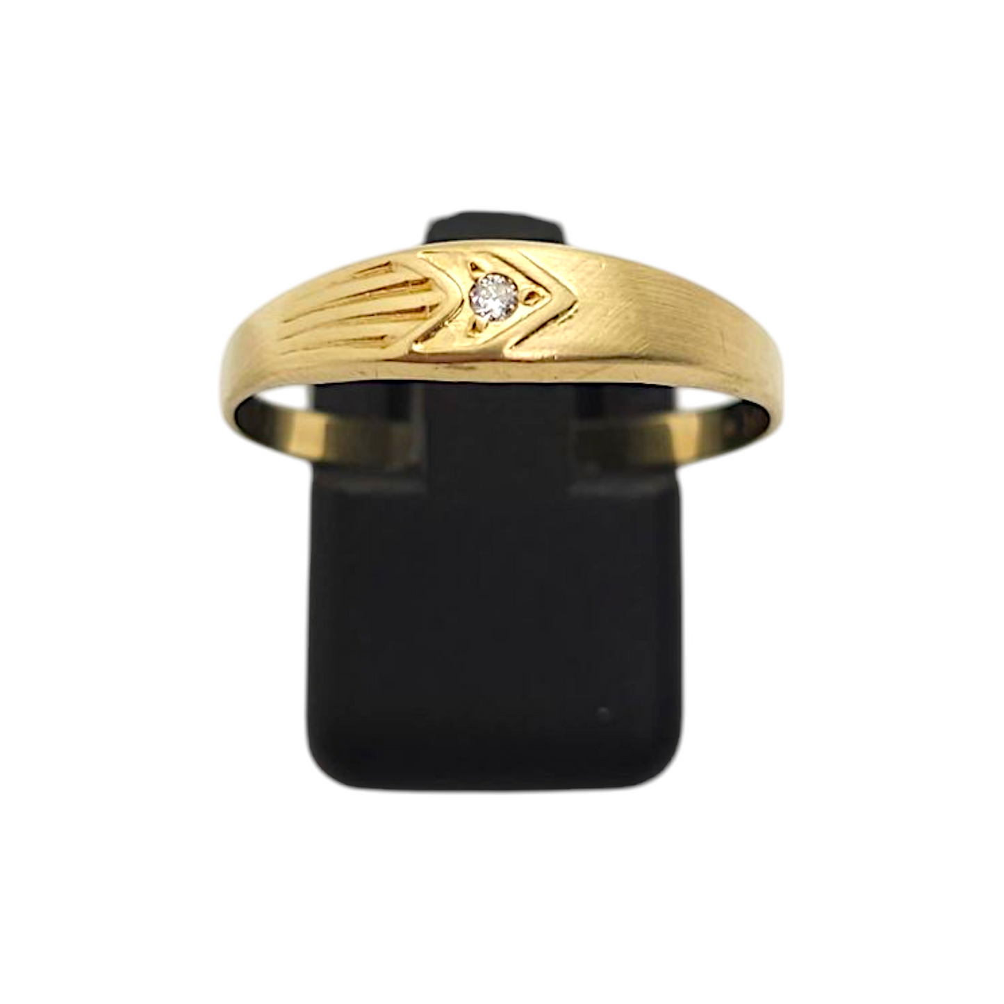 Zlati prstan ''BESS'' 14K 585/1000; masa=1.55g