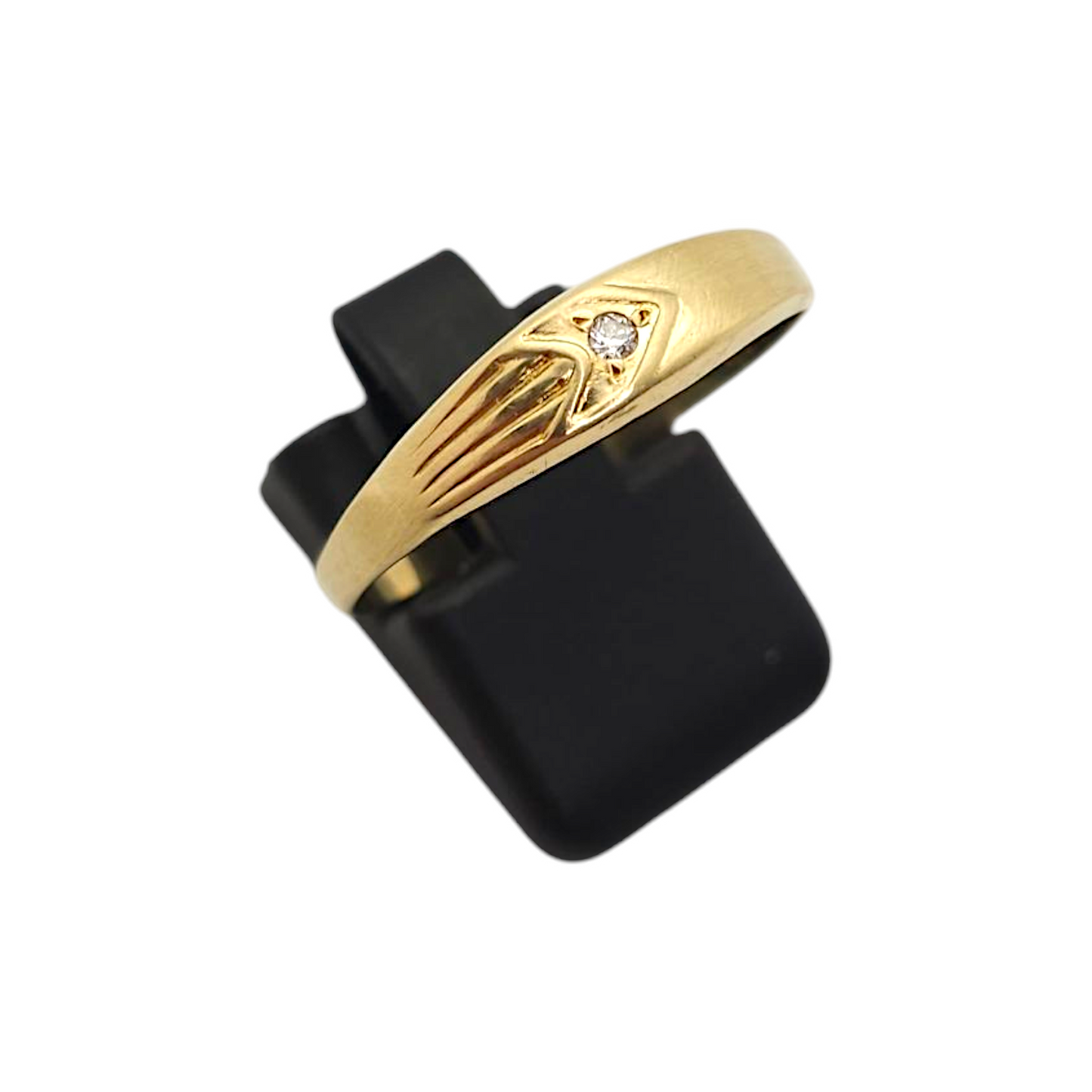 Zlati prstan ''BESS'' 14K 585/1000; masa=1.55g