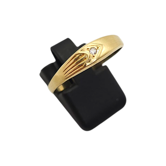 Zlati prstan ''BESS'' 14K 585/1000; masa=1.55g