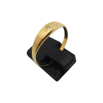 Zlati prstan ''BESS'' 14K 585/1000; masa=1.55g