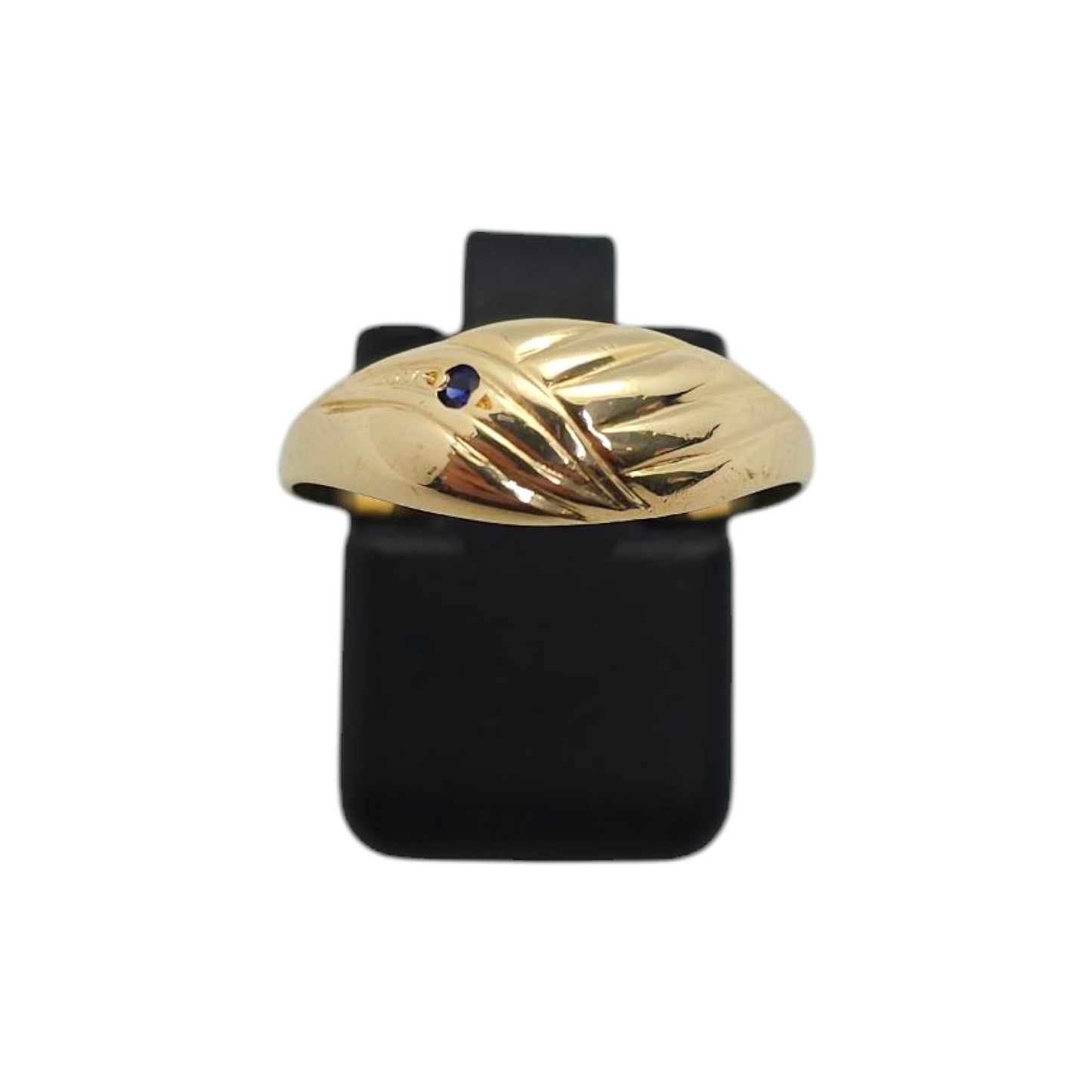 Zlati prstan "QUIN" 14K 585/1000; masa=1.50g