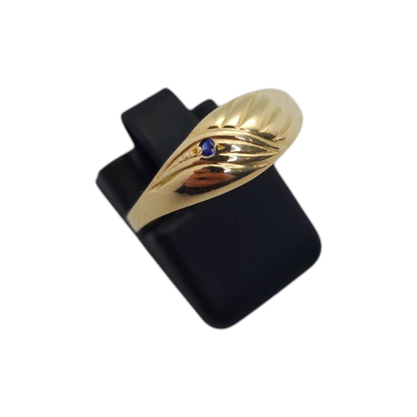 Zlati prstan "QUIN" 14K 585/1000; masa=1.50g