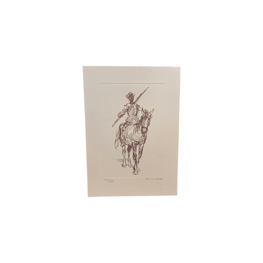 France Slana - Grafika; "Don Kihot"; 25 cm x 34 cm