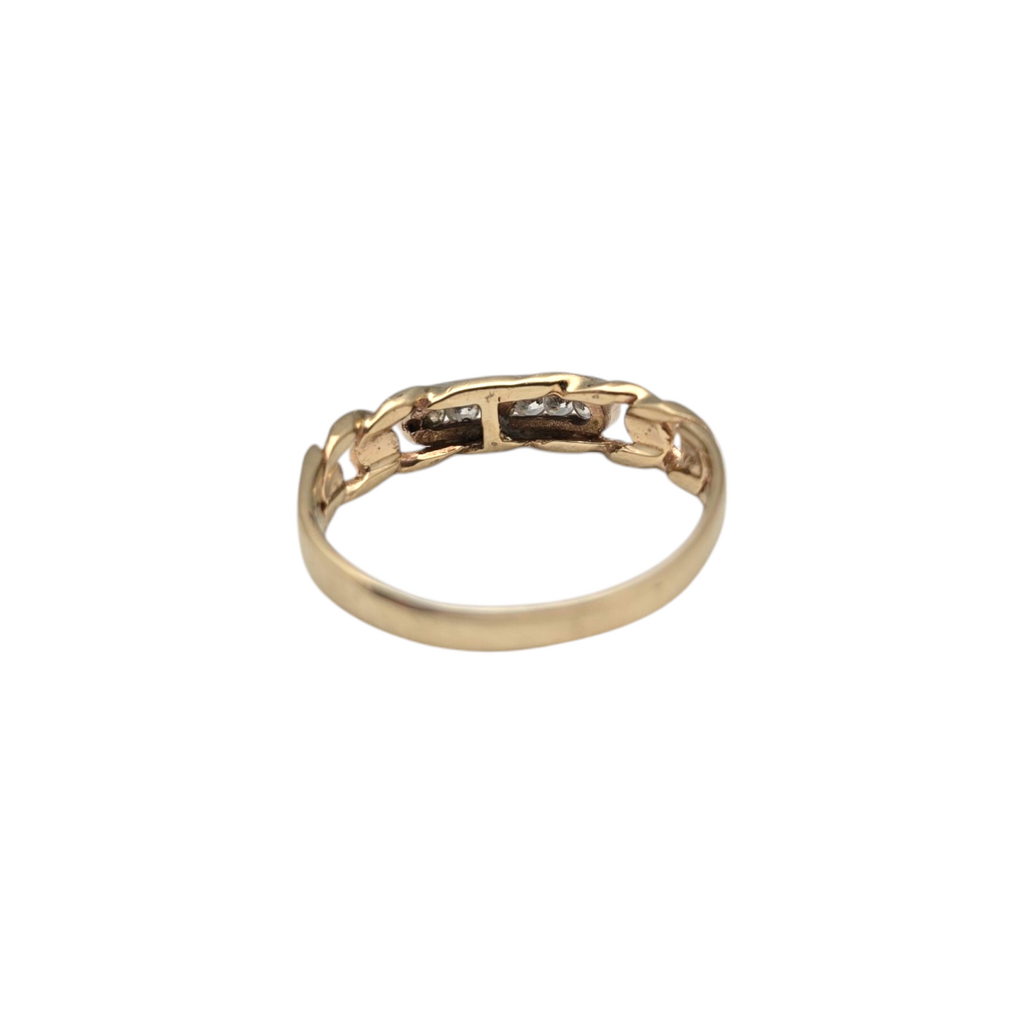 Zlati prstan ''FLINT'' 14K 585/1000; masa=2.47g