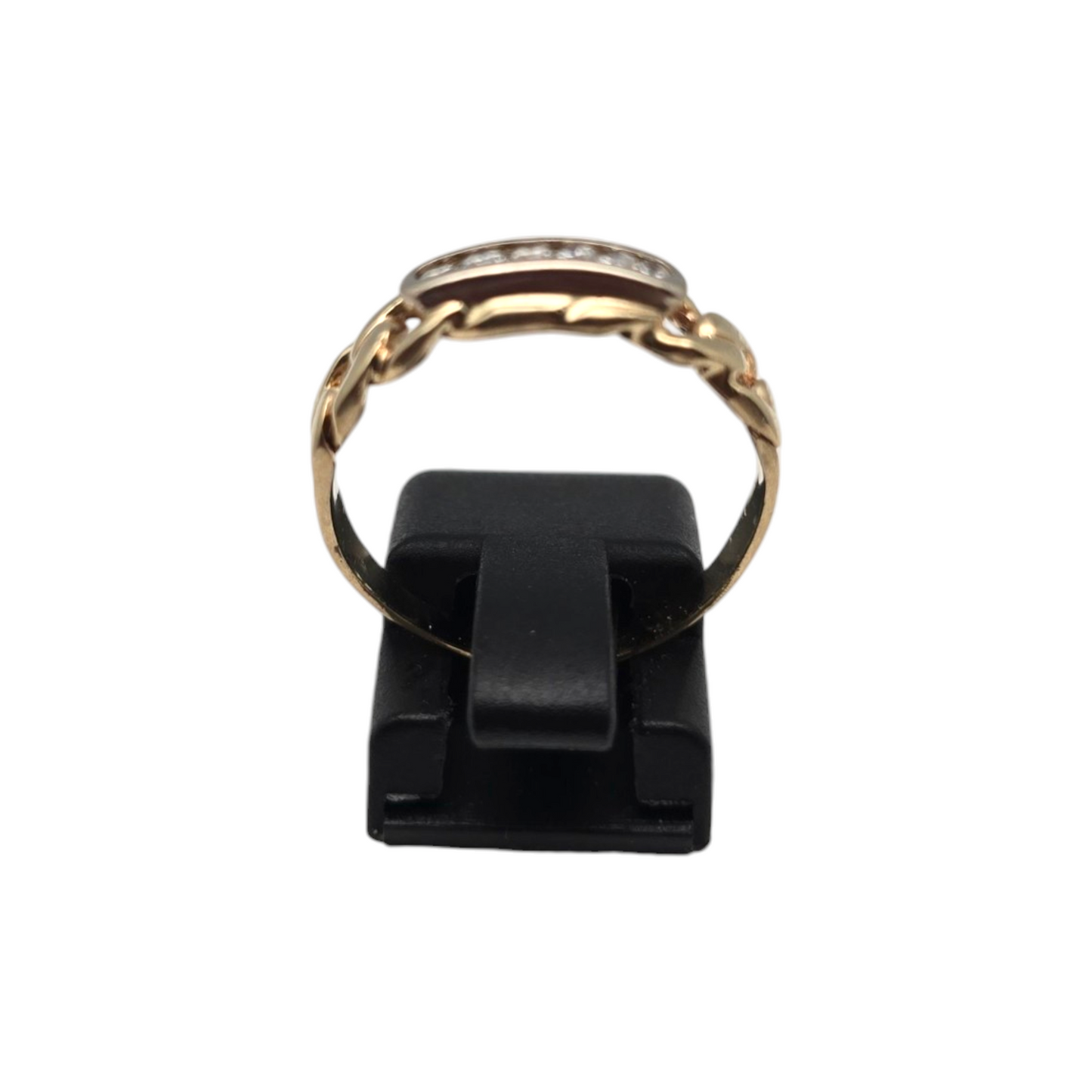 Zlati prstan ''FLINT'' 14K 585/1000; masa=2.47g