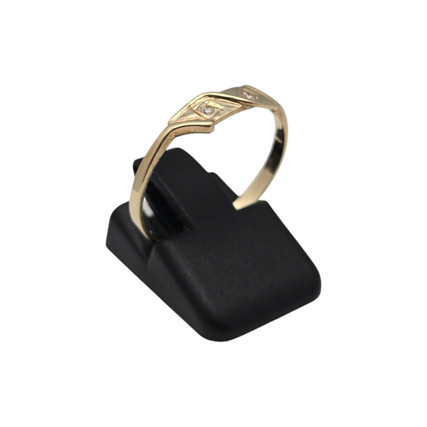 Zlati prstan ''ZAIR'' 14K 585/1000; masa=1.19g