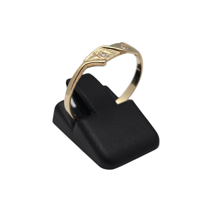 Zlati prstan ''ZAIR'' 14K 585/1000; masa=1.19g