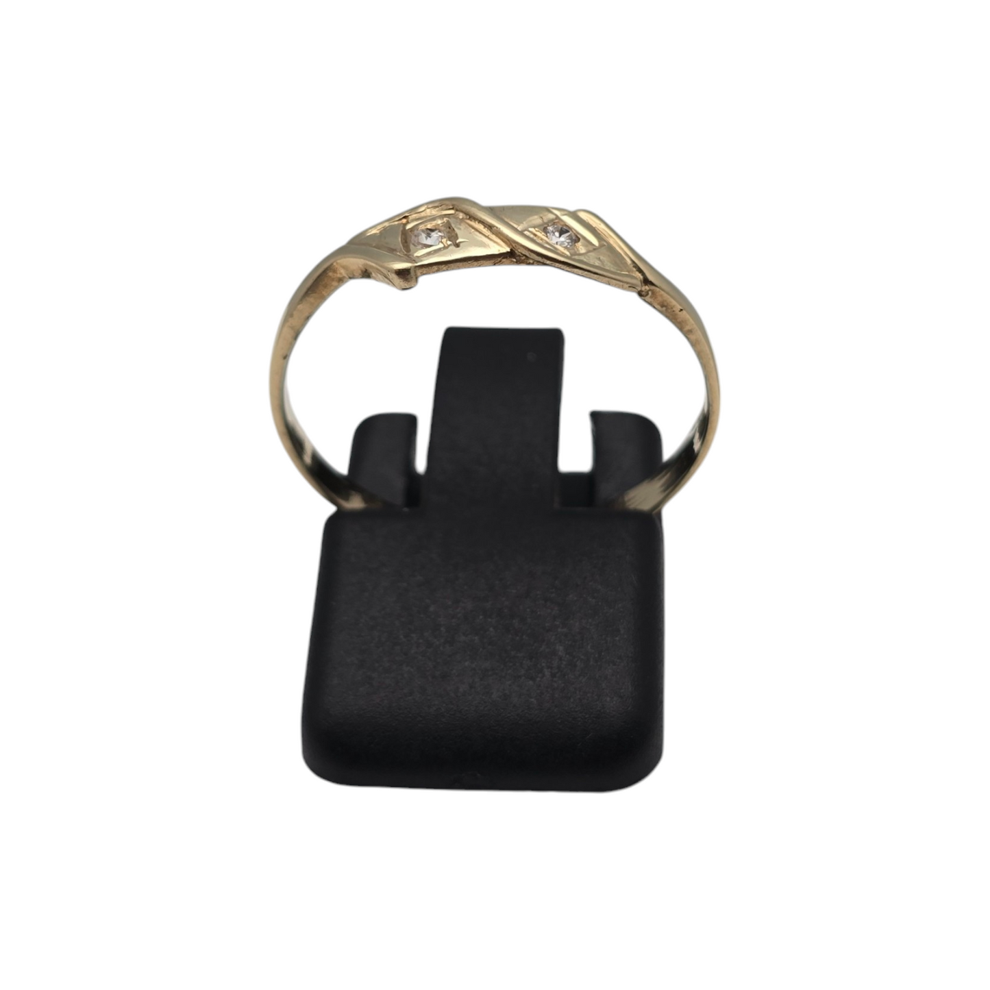 Zlati prstan ''ZAIR'' 14K 585/1000; masa=1.19g