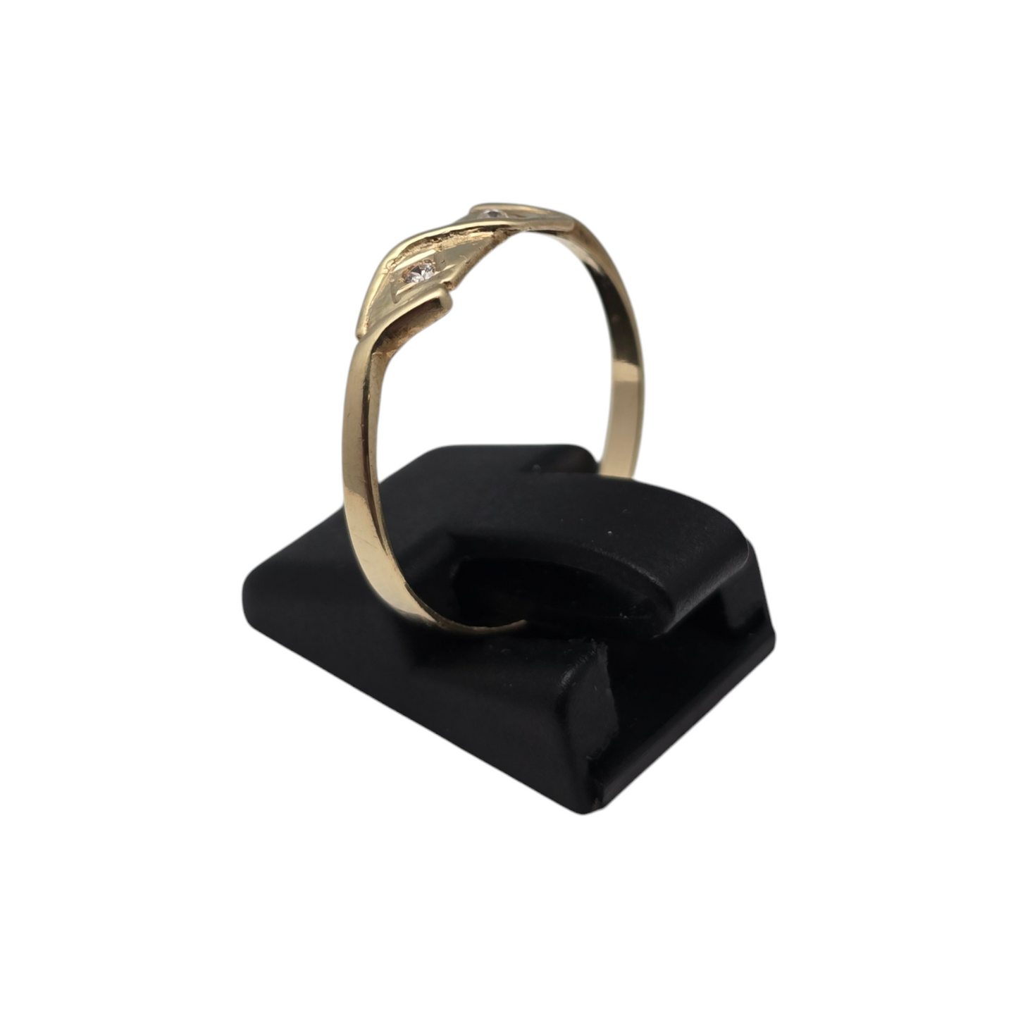 Zlati prstan ''ZAIR'' 14K 585/1000; masa=1.19g