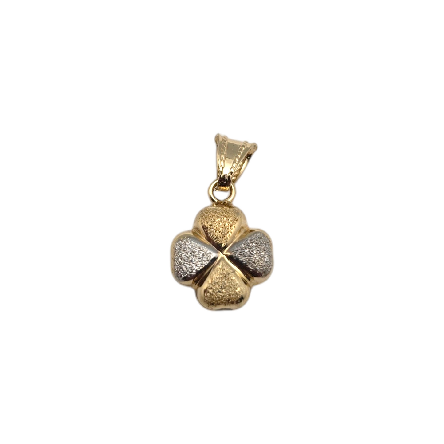 Zlati obesek ''GLUCK'' 14K 585/1000; masa=1.26g
