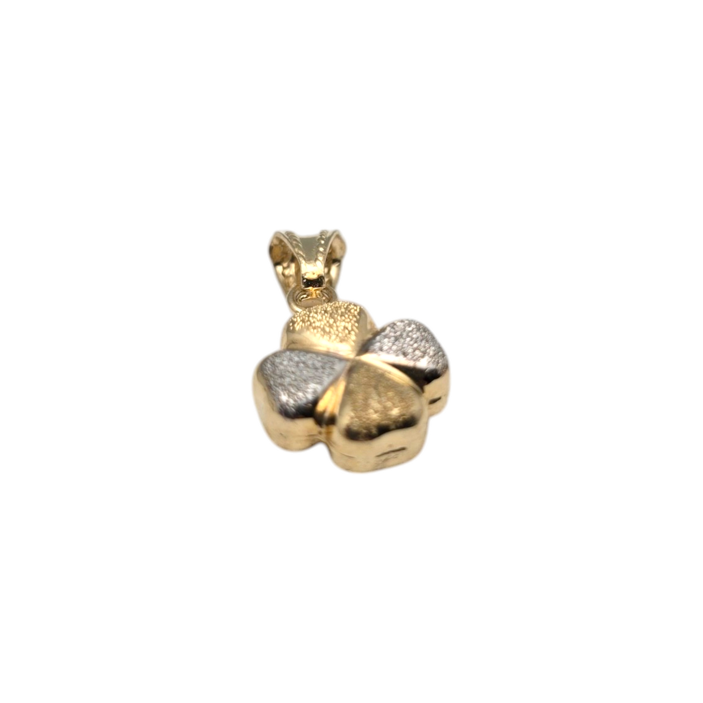 Zlati obesek ''GLUCK'' 14K 585/1000; masa=1.26g