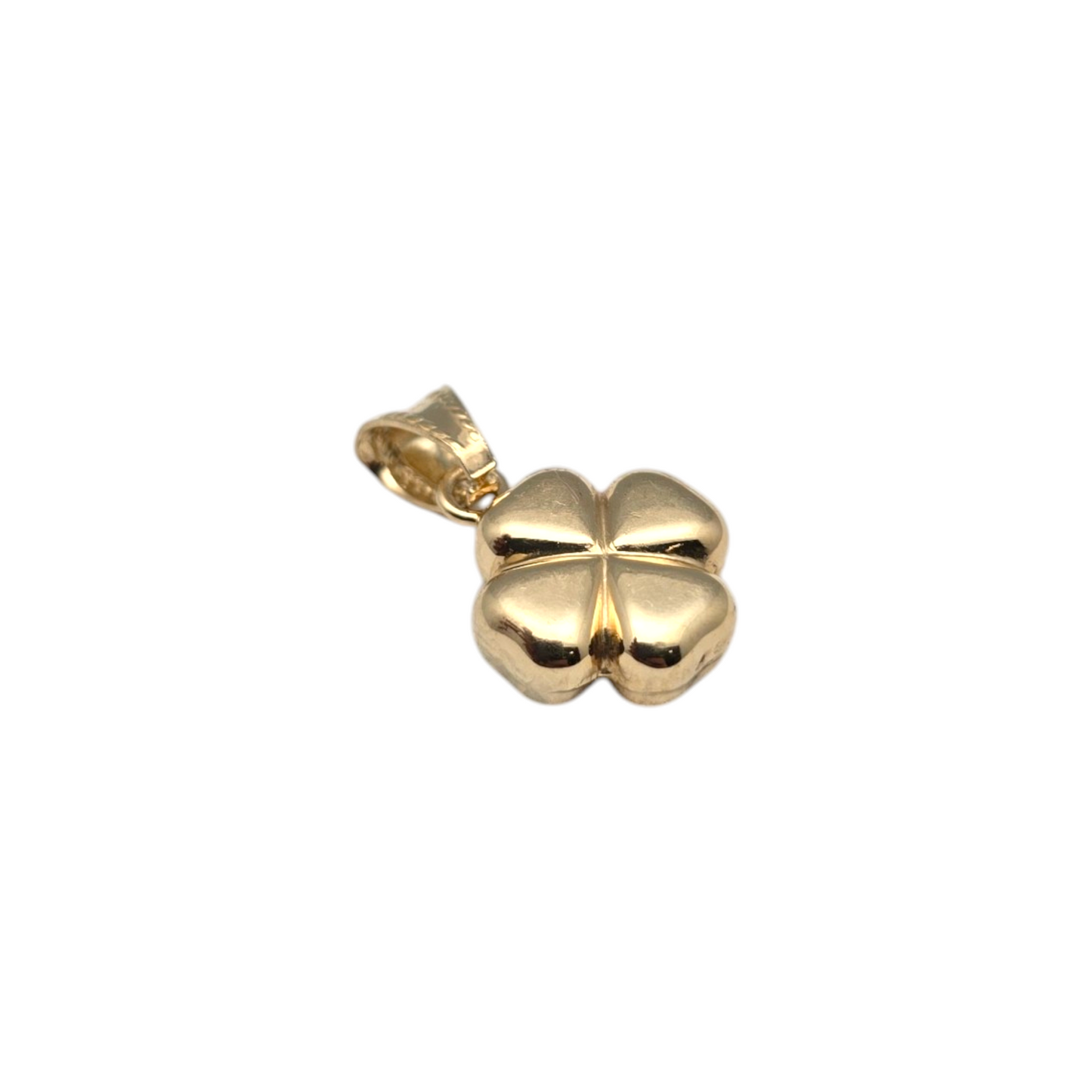 Zlati obesek ''GLUCK'' 14K 585/1000; masa=1.26g