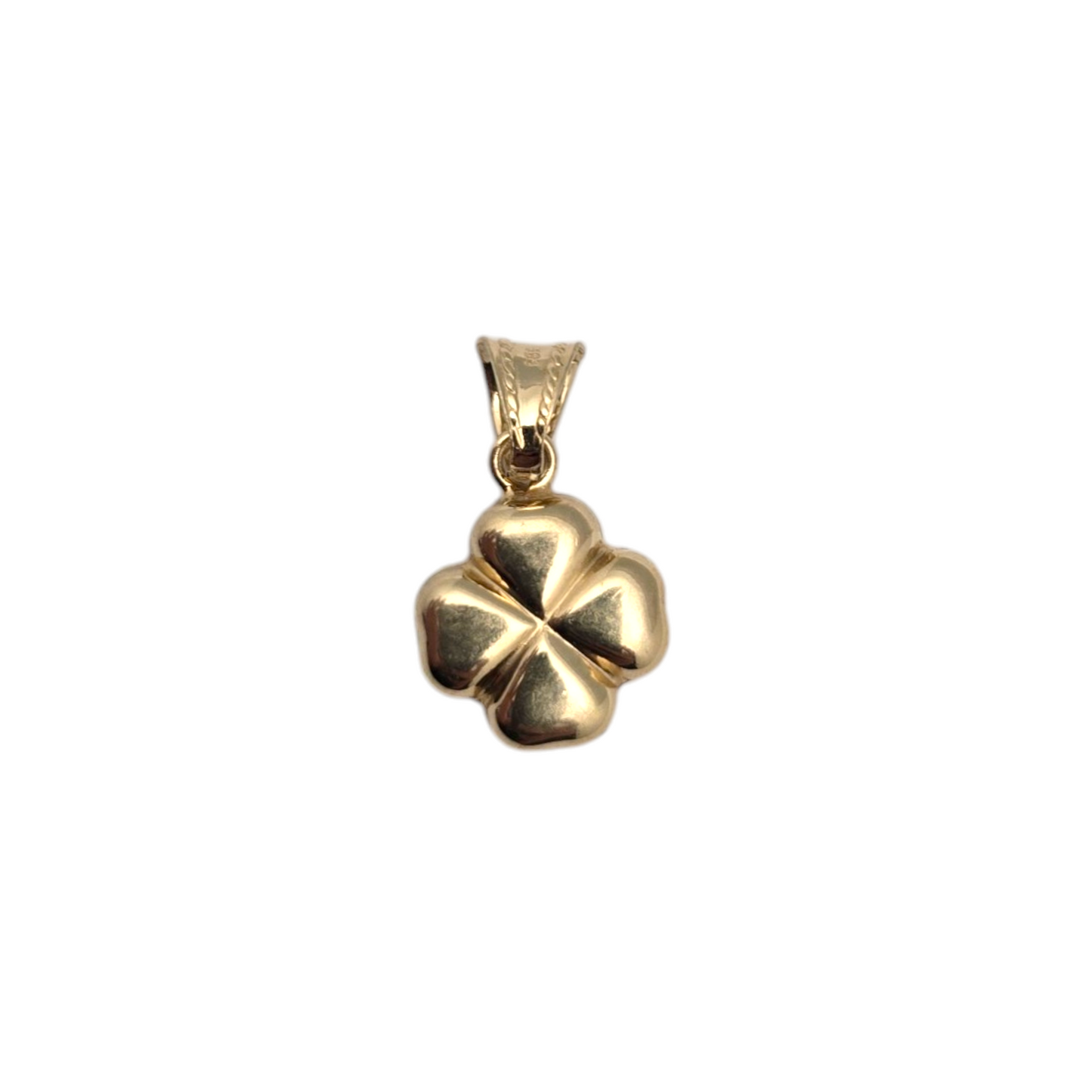 Zlati obesek ''GLUCK'' 14K 585/1000; masa=1.26g
