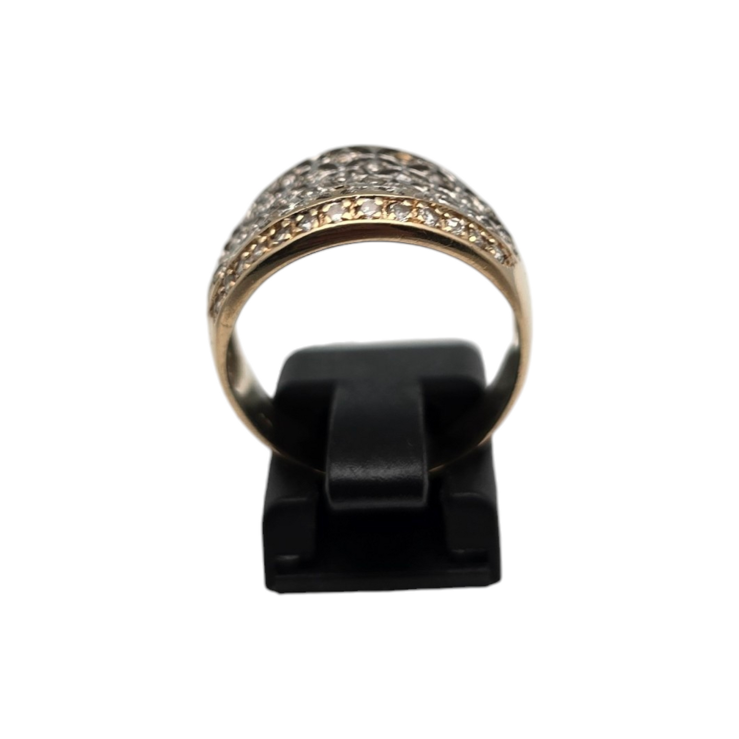 Zlati prstan ''STARLIGHT'' 14K 585/1000; masa=4.66g
