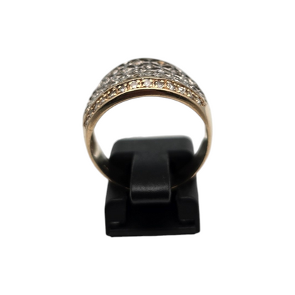 Zlati prstan ''STARLIGHT'' 14K 585/1000; masa=4.66g