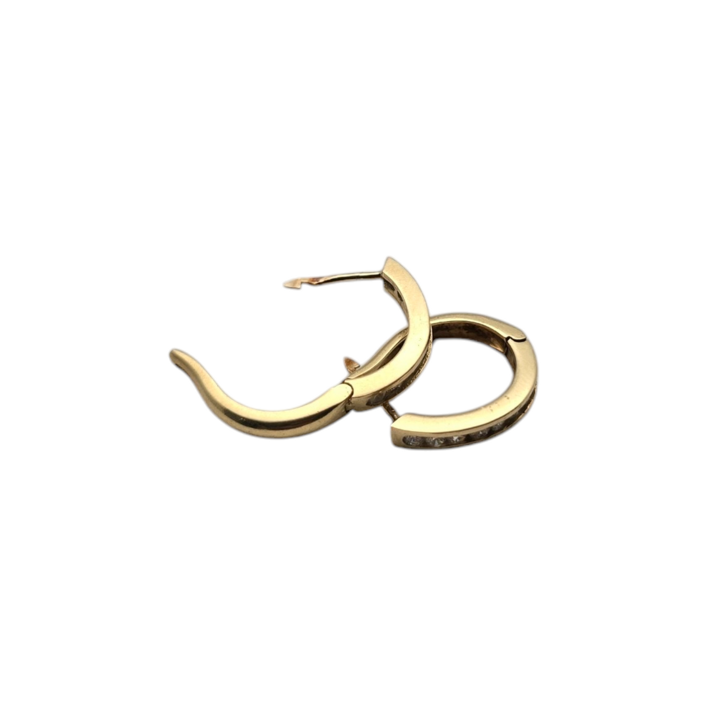 Zlati uhani "LUME" 14K 585/1000; masa=4.23g