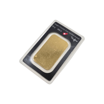 Naložbeno zlato ARGOR HERAEUS 24K 999.9/1000; masa=50.00g