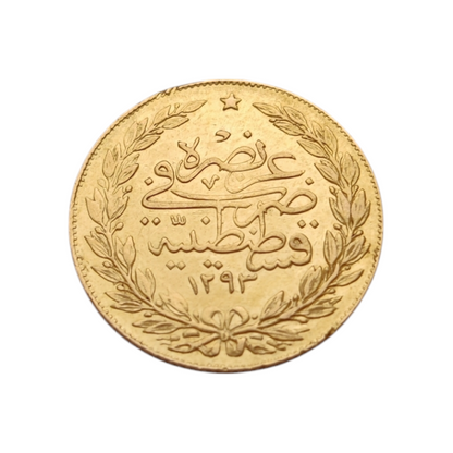 Zlatnik "100 KURUS" 22K 917/1000; masa=7.21g